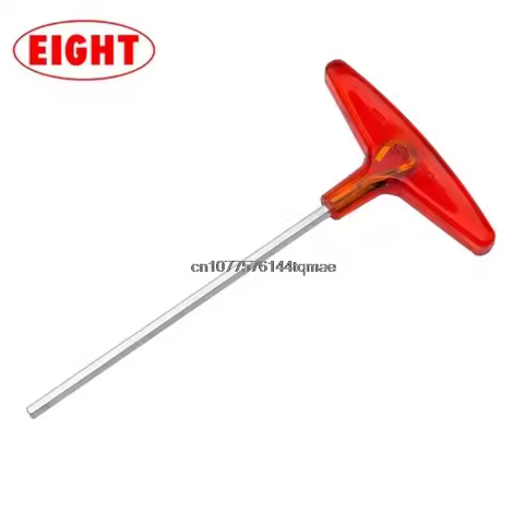 EIGHT PLASTIC T-HANDLE HEX KEY WRENCH 2 2.5 3 4 5 6 8 10mm 5/64 3/32 1/8 5/32 3/16 7/32 1/4INCH EH01