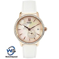 Orient RA-AK0004A Automatic Classic Mother of Pearl Swarovski Ladies Elegant Watch(White)