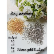 Gold and silver connectingRing (50g N 25g)