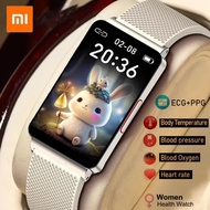 Xiaomi 2023 New Blood Glucose Monitor Smart Watch Men Women ECG+PPG Blood Pressure Measurement Thermometer Ladies Smartwatch