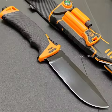 GB Third Generation 8Cr13Mov Blade High Hardness Wilderness Portable Knife Outdoor Straight Knife ED
