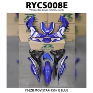 Rapido Cover Set Yamaha Y16ZR Movistar-155 (1) Black Blue White Yellow Accessories Motor Y16 Y16ZR M