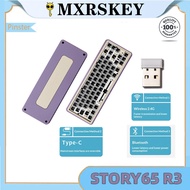 MXRSKEY Story65 SE Mechanical Keyboard 65R3 Customization Kit 3-Mode Aluminum Alloy Bluetooth CNC Al
