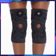 [whiskyy.my] Hinged Knee Brace Adjustable Hinged Knee Support Knee Support Wrap for Knee Pain