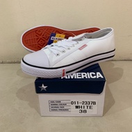 nike sandal [011-2337B] ALL NEW All-America Kasut Sekolah Putih // All-America White School Shoes