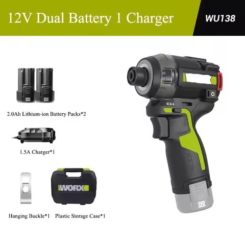 WU138 Oil Pressure Brushless Electric Impact Drill 12V 50Nm Cordless Smart Clutch Professional Elect