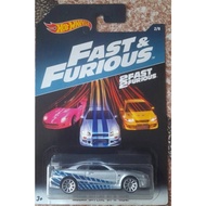 HOTWHEELS FAST AND FURIOUS 2FAST 2FURIOUS NISSAN SKYLINEGT-R R34-SILVER
