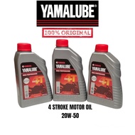 100% ORIGINAL YAMALUBE 20W50 4T HIGH PERFORMANCE MOTOR ENGINE OIL (0.85 LITRE)