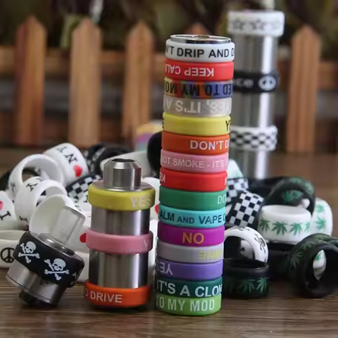 Hot Vapor 10Pcs/Pack Anti Slip Ring Band for RBA RDA Tank Rubber Silicone Mechanical Mods