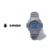 [BAPE X SERIES] G SHOCK DW690FS BAPE EDITION PREMIUM / SILVER MEN WOMEN KIDS