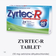 Allergy Medicine - Zyrtec R Rapid Relief 10mg