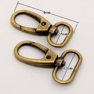 2.5~3.8cm古銅色鉤扣背包扣包包扣狗扣彈簧扣箱包五金配件