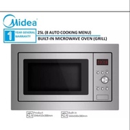 Midea Built-In Microwave Oven With Grill (25L) MBM-1925B