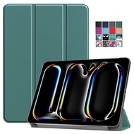 For iPad Pro 11 2024 Case Folding Stand Magnetic Smart Cover for iPad Pro 11 Inch 5th Generation 2024 Case Auto Sleep/Wake