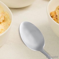 [Haluoo] Stainless Spoon Gift, Cooking Utensil Engraved Ice Cream Spoon Serving Spoon for Camping Trip Picnic,