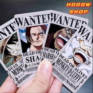 🇸🇬 WANTED ONE PIECE EZ-LINK CARD STICKER / CUSTOMISE EZLINK CARD / ANIME ONE PIECE CARD / PERSONALIS