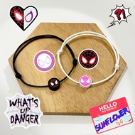 Spiderman Miles & Gwen Spiderman Bracelet / Braided Rope Bracelet / Couple Bracelet / Spiderman Mile