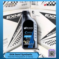 EXN LUBE Engine Oil - 10w40 (1 Litre) - Molytech - Semi Synthetic Engine Oil - Passenger Car