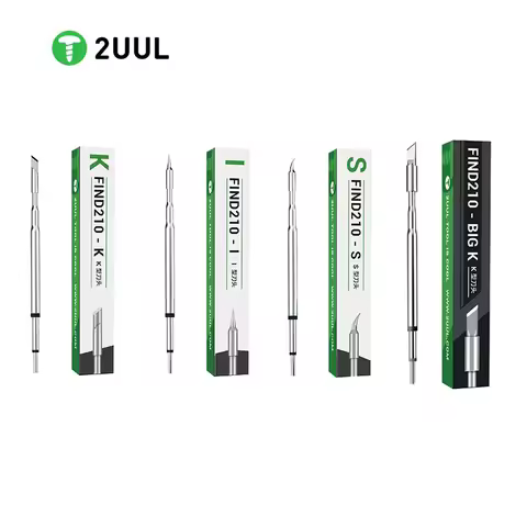 2UUL C210 Soldering Iron Tips I S K Big K Heating Core for GVM T210 JBC CD-2SD/2SHE Sugon T26 Solder