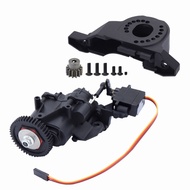 Dual Speed Gearbox with Servo and Transmission Internal Gears for 1/10 RC Crawler TRX4 TRX6 Upgrade 