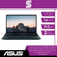 Asus Laptop ZenBook Duo UX482E-GHY269TS/Intel Core i7-1165G7 2.80~4.70GHz/16GB OB/512GB SSD/14.0"FHD