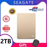 Seagate 1TB 2TB Backup Plus Slim Aluminium Portable External Hard Disk Drive