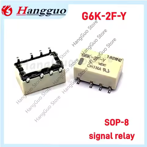 5PCS-10PCS/Lot New Original Signal Relay G6K-2F-Y-5VDC G6K-2F-Y-5 G6K-2F-Y G6K2FY G6K-2F G6K 2F 5VDC
