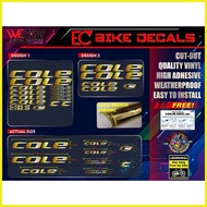 ◆ ∩ ∳ WECAST Cole Road Bike/MTB Frame Decals Sticker and Bike Stickers for Frame