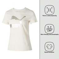 CLASSICS Shiny Logo Tee (S) Round Neck Short Sleeve Women's Running Sportswear Training Printed T-Sh