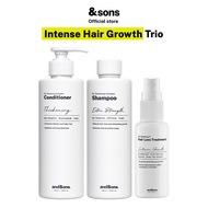 ⭐READY STOCK⭐ ♙andSons Intense Hair Growth Trio Kit - Hair Growth Shampoo + Conditioner + Redensyl S