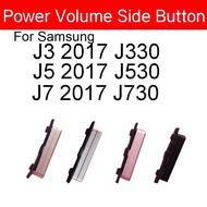 3pcs/lot For Samsung Galaxy J3 J5 J7 2017 J330 J330F J530 J530F J730 J730F Volume + Power On Off Sid