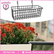 [Lovoski] Balcony Flower Pot Holder Patio Planter Railing Shelf Plant Pot Rack Stand