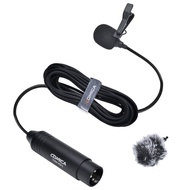 Comica XLR ไมโครโฟน CVM-V02C Cardioid XLR Lavalier Lapel ไมโครโฟนไมโครโฟนสำหรับกล้อง Canon So-Ny Pan