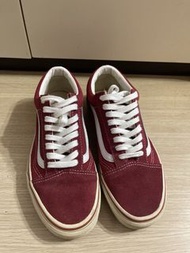 包順豐 Vans Old Skool 棗紅色 麂皮 波鞋
