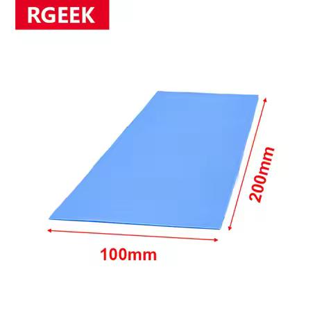 RGEEK 6.0 Conductivity W/mK 100*200mm CPU Heatsink Thermal Pad Processor Cooling Silicone Pad Access