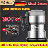 【Ada jaminan】300W 3 detik menjadi bubuk Penggiling kopi Penggiling bumbu Blender Bumbu Dapur (Electr