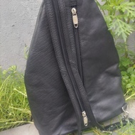 Genuine leather backpack