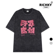 Wash Richky Hanoi Premium Tee Mood Pieces Good Day Bad Day