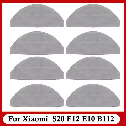 For Xiaomi S20 E12 E10 B112 Robotic Vacuum Cleaner Washable Mop Cloth Replacement Accessories