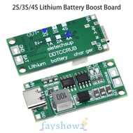 FAYSHOW2 Boost Module Durable Type-C To 8.4V 12.6V 16.8V Li-Ion Charger Lithium Battery Charging