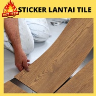 ❗READY STOCK❗DIY Vinyl Flooring 1.8mm Thick Self Adhesive Self Stick Wood Feel Flooring 1.5sqf/pcs Tampal Vinyl Flooring