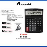 [Tax Calculation & Adjustable Display] CANON WS-1610T Desktop Original (16 Digits) Calculator