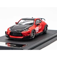 Fuji toyota pandem gr86 red #86 with carbon hood black top