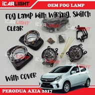 Perodua Axia 2017 2018 Axia E-Spec G-Spec Axia 1.0 E G Spec 2023 Oem Fog Lamp High Quality Car Spot Sport Light Foglamp