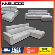 Nabucco 3088 Vicky L Shape Sofa [Can Choose Casa Leather or Water Resistance Fabric][Delivery in West Malaysia Only]