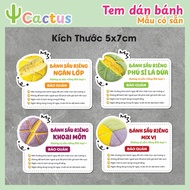 [ Available ] Durian cake stickers, durian crepe stamps, durian stamps