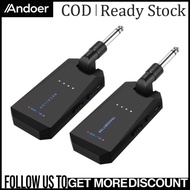 AM-5G Wireless 5.8G Guitar System Rechargeable Audio Transmitter and Receiver ISM Band for Electric