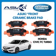 ASUKI Front Brake Pad Honda Civic FC / TEA 1.5 / 1.8 Front Brake Pad PERFORMANCE Ceramic Brake Pad -