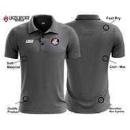 PdrmFc Travel Jersey DX1-LSE (3D) Football Futsal Polo Microfiber Mens Jersey Baju Berkolar Supporte