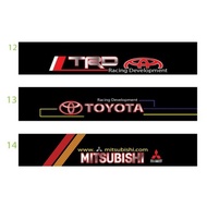 UNIVERSAL CAR WUNDSCREEN STICKER FRONT/REAR(132cm×24cm/9.6 in×52in)